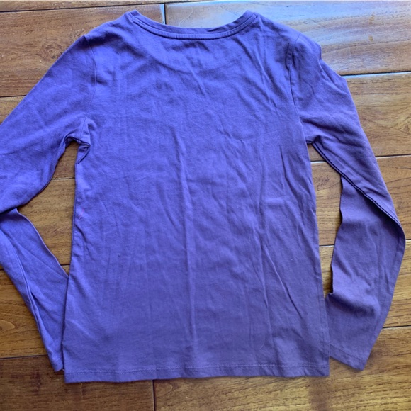 GAP KIDS girls L (10/12) Purple Ombre Sparkle Unicorn Long SleeveT-Shirt bundle - Picture 5 of 11